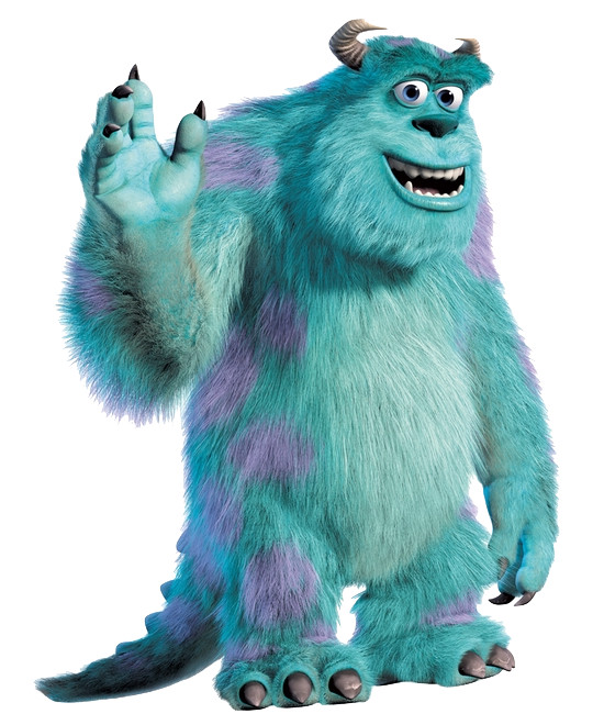 Monsters Inc sticker Sully weatherproof bumper vinyl decal