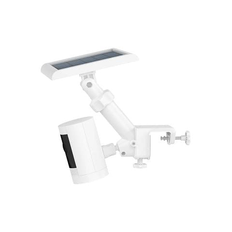 Gutter Mount for Cameras and Solar Panels - White