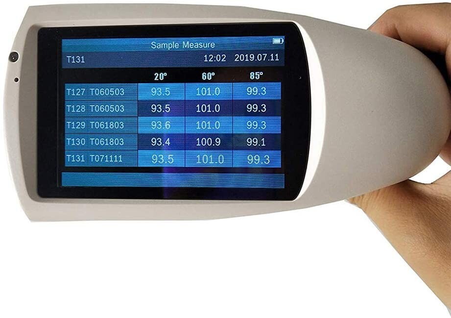 Multi-Angle Gloss Meter with Angle 20°/60°/85° 0-1000GU Division Value 0.1GU