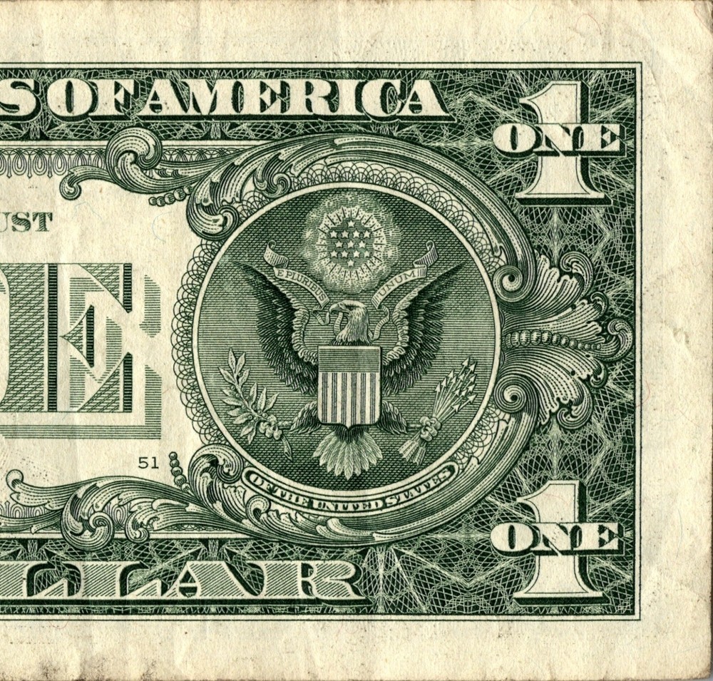 2017 F Star Note FANCY SERIAL NUMBER ONE DOLLAR Regular Run
