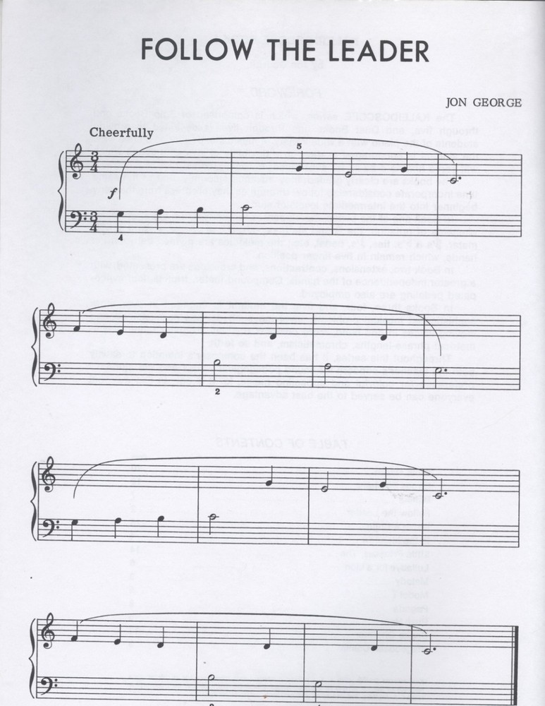 Kaleidoscope Solos Piano Book 1 George 1973 Basic Notation March Lullaby