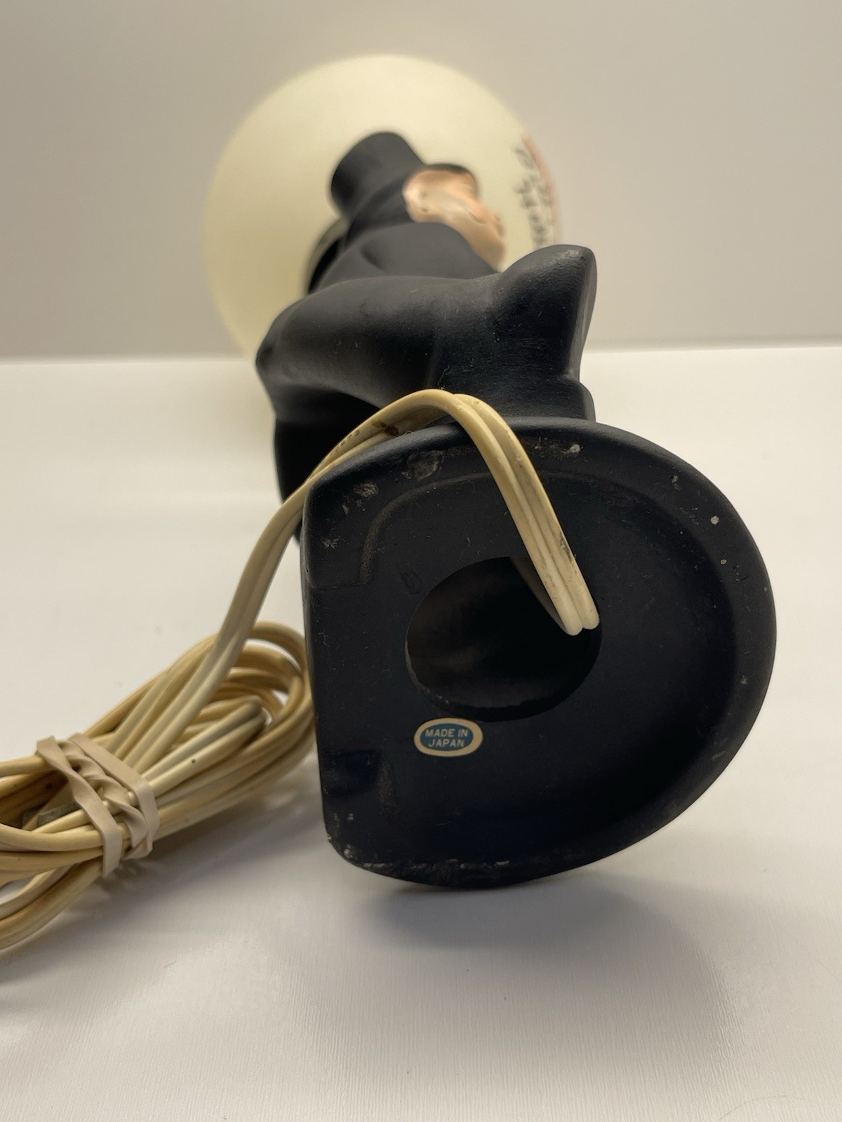 Vintage 11” Drunk Hobo Charlie Chaplin Light Pole Bar Lamp HAVE A DRINK Tested