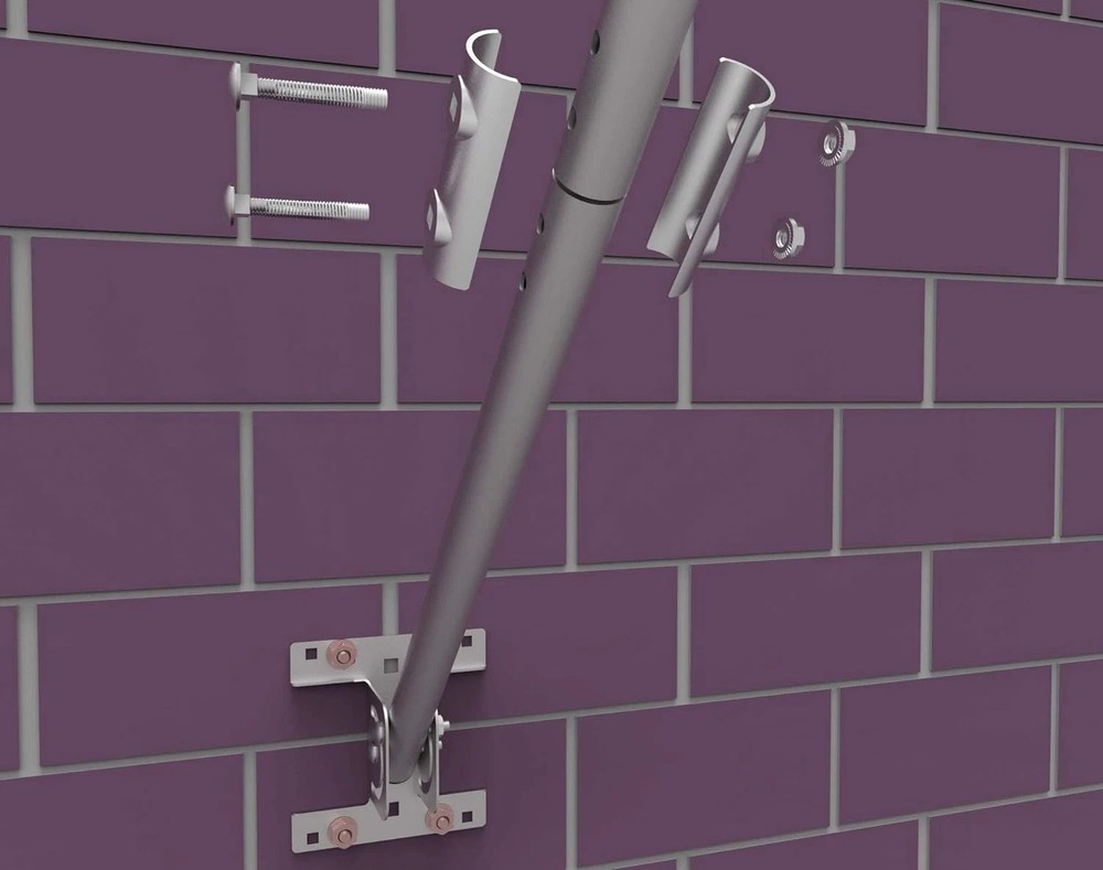 Reversible J-Pole Antenna Mount with Adjustable Angle – Optimal Signal Reception