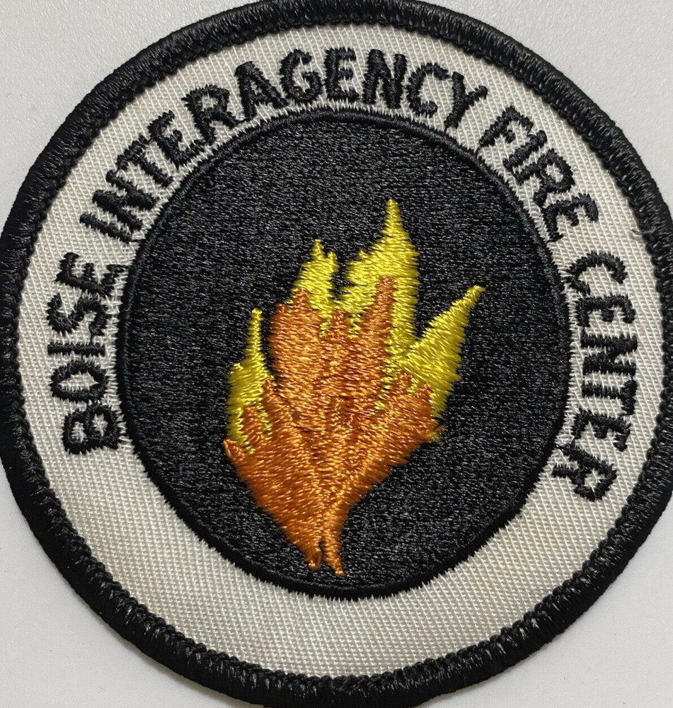 Boise Interagency Fire Center Round Embroidered Patch