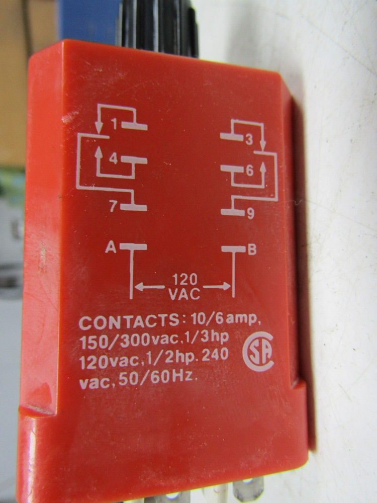 🔥 NCC 1.2-120 SECOND SOLID STATE TIMER 10 BLADE K1K-120-661