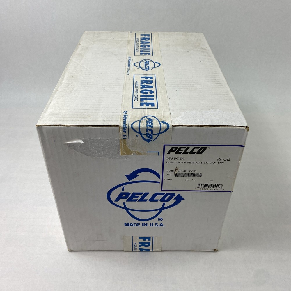 Pelco DF5-PG-E0 Fixed Mount Environmental Dome Smoke Gray No Camera