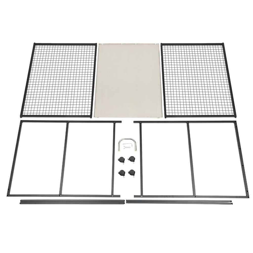 Mobile Dining Cart Camping BBQ Food Prep Table Kitchen Serving Table Stainless