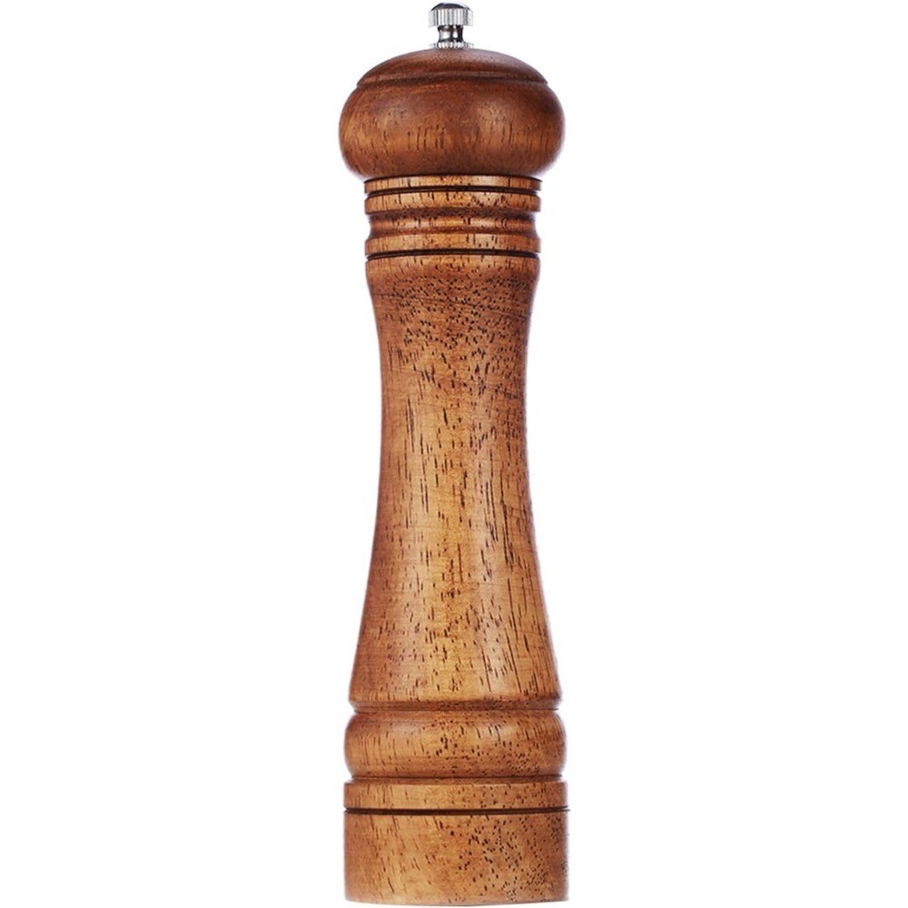 Refillable Wood Pepper Grinder Mill Adjustable Coarseness Grinding