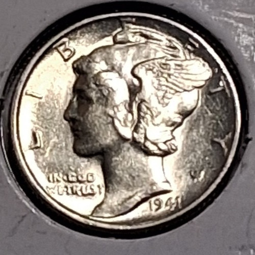 1941 Mercury Dime