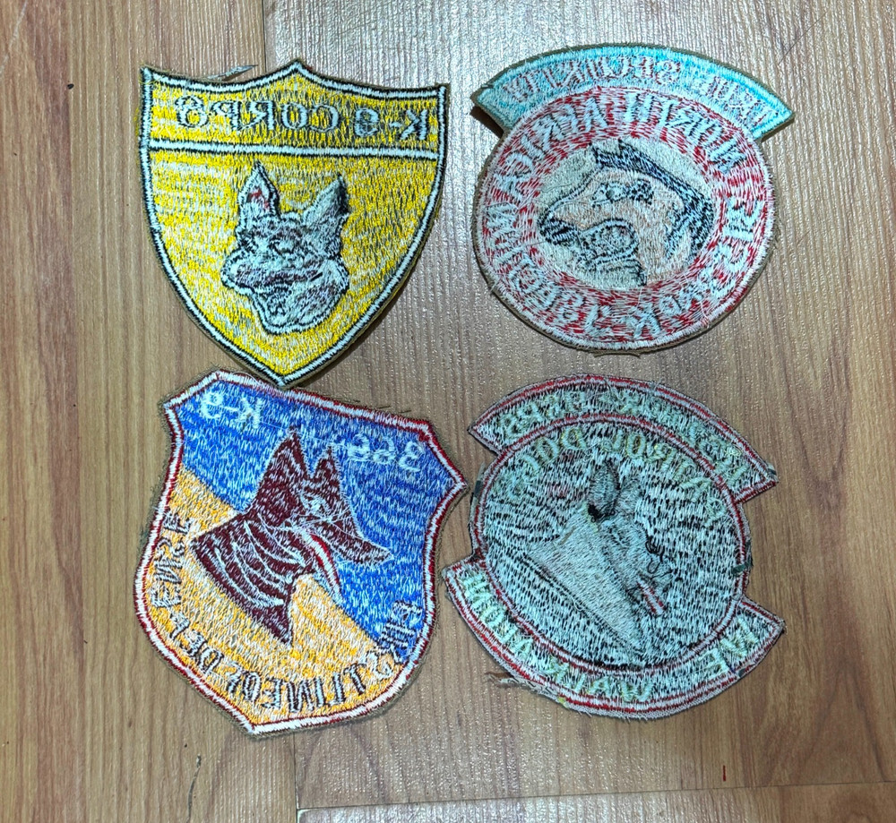 3 plus 1 , Patch , k9 , 34th , usn , arvn , 366th patrol dogs patch , patch ,