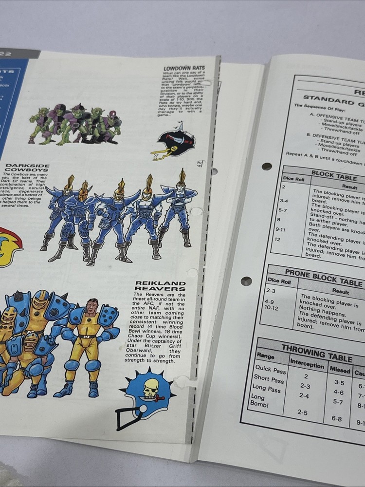 Blood Bowl Games Workshop Rules Book