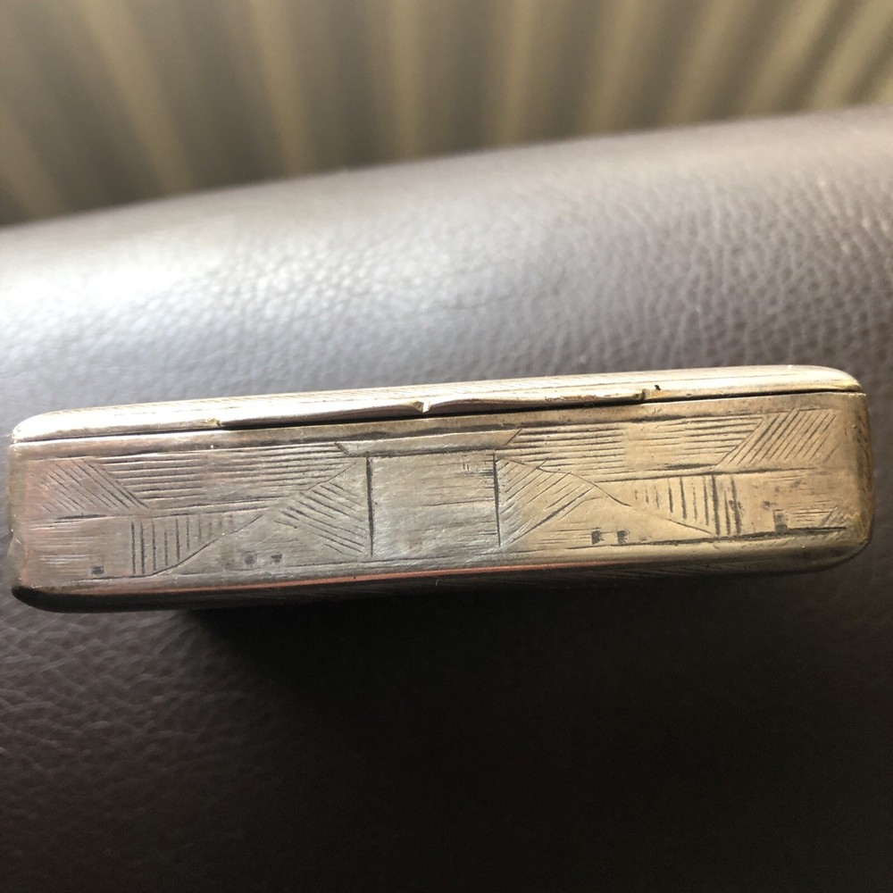 Antique Russian Silver Cigarette Case.