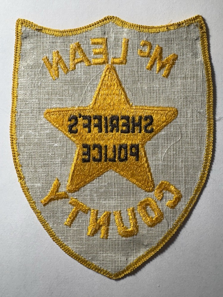 McLean County Illinois Sheriffs Police Patch