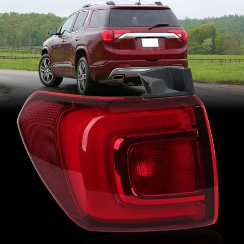 Tail Light Assembly for GMC Acadia 2017 2018 2019 Left Driver Side Red Shell