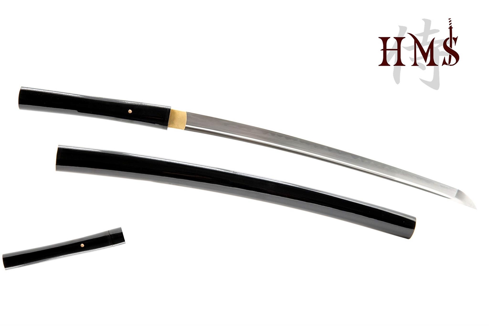 HMS Fully Functional Kill Bill O-Ren Ishii Shirasaya Wakizashi, 1095 Carbon Stee