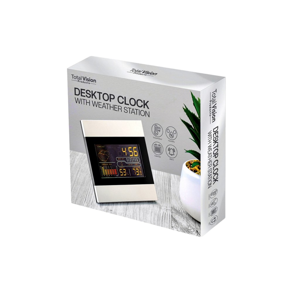 Total Vision Desktop Clock & Weather Station