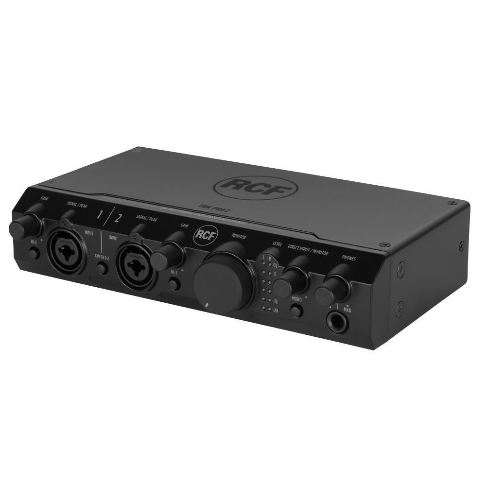 RCF TRK PRO2 USB 2.0 Audio Interface Balanced Out Headphone MINT