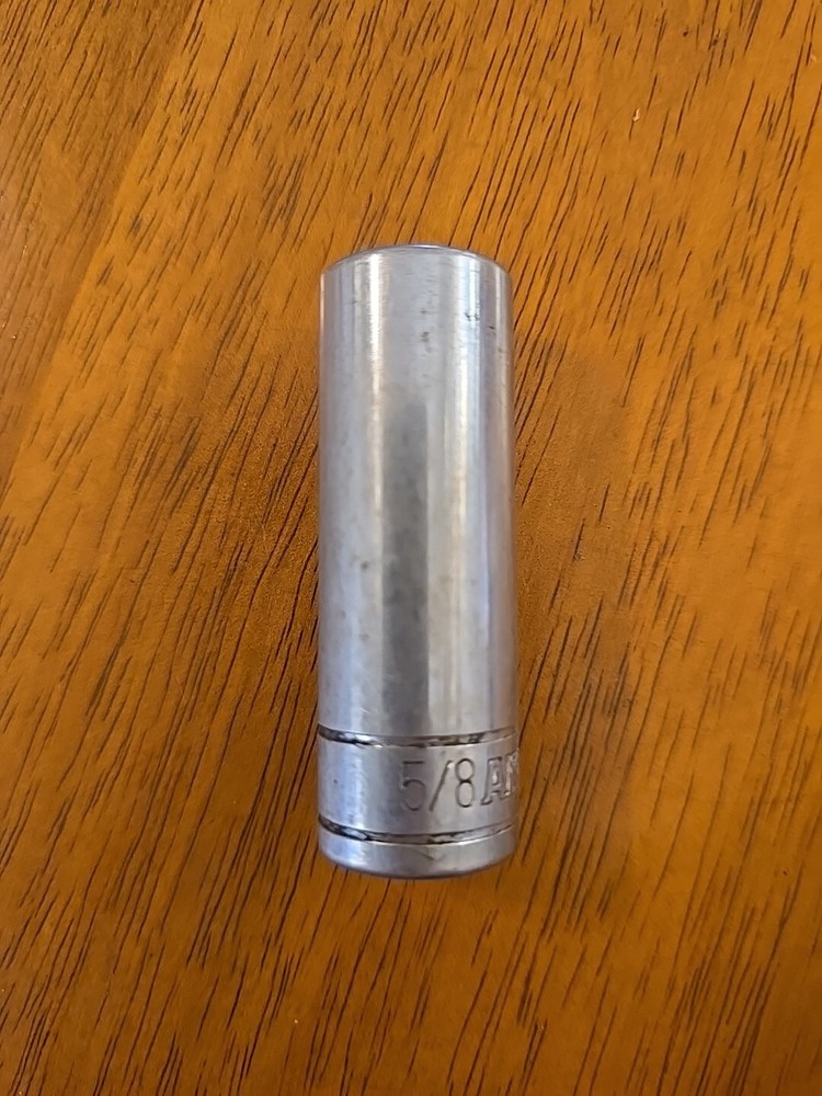 Allied ~ 3/8dr 5/8" Deep Socket ~ 6 PT ~ Solid Pre-Owned tool. R54