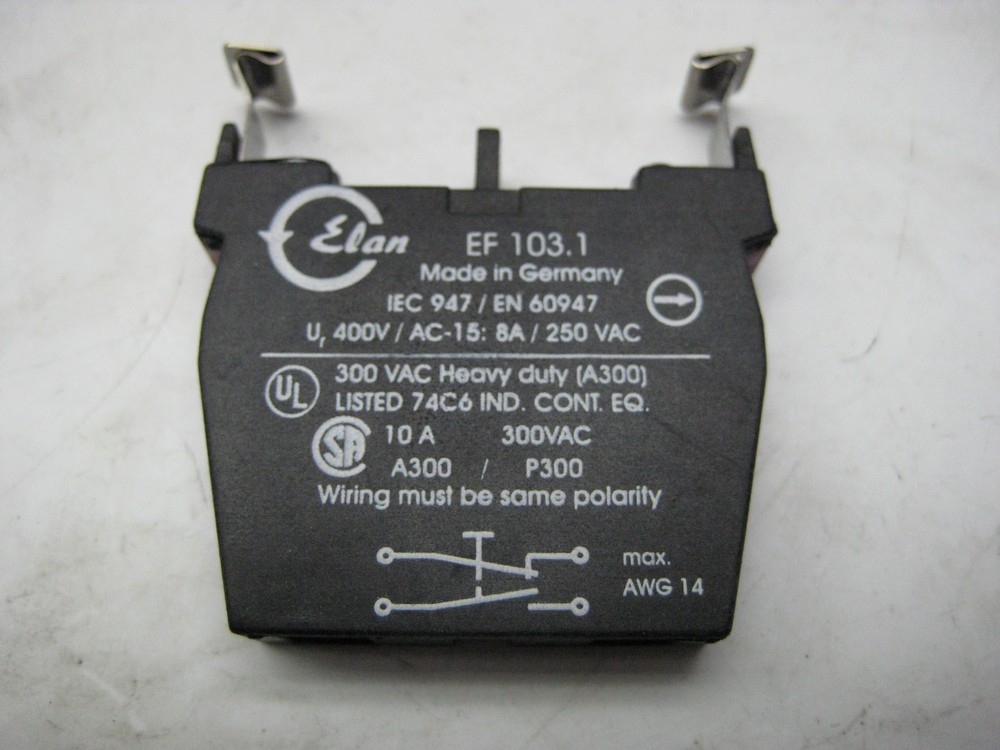 ELAN EF103.1 TERMINAL BLOCK NSNP