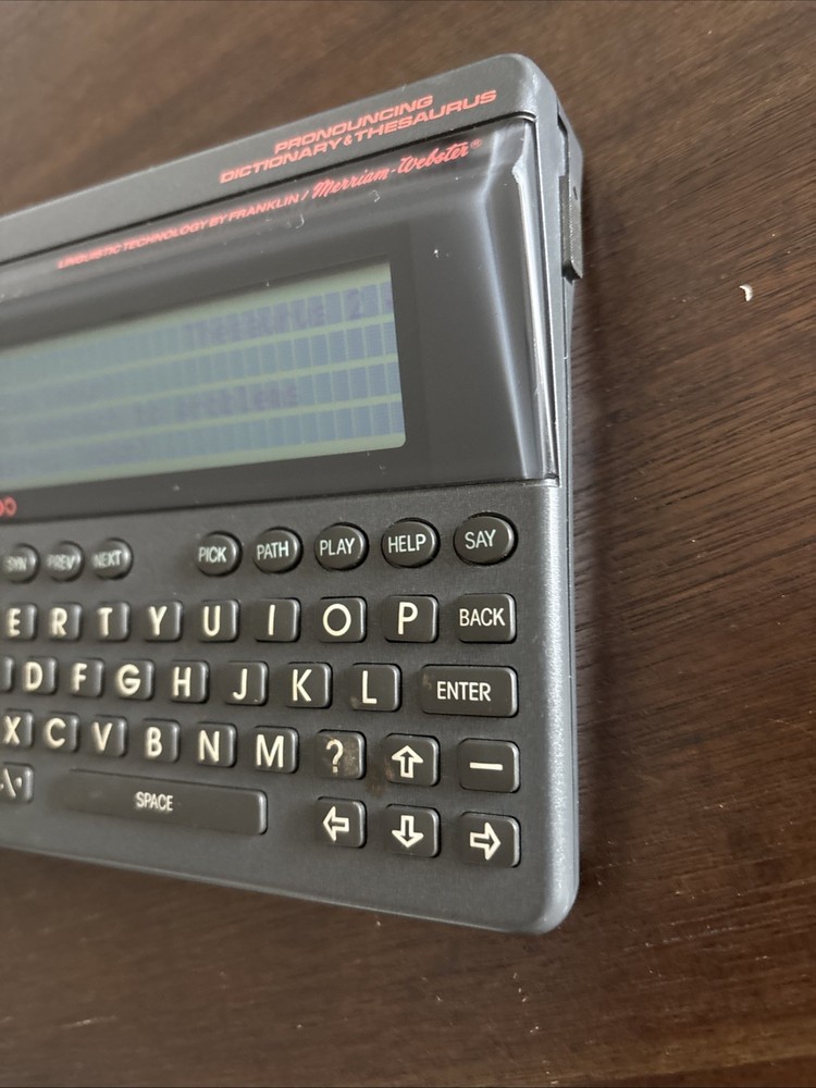 Franklin Language Master Lm 5000 Pronouncing Dictionary & Thesaurus