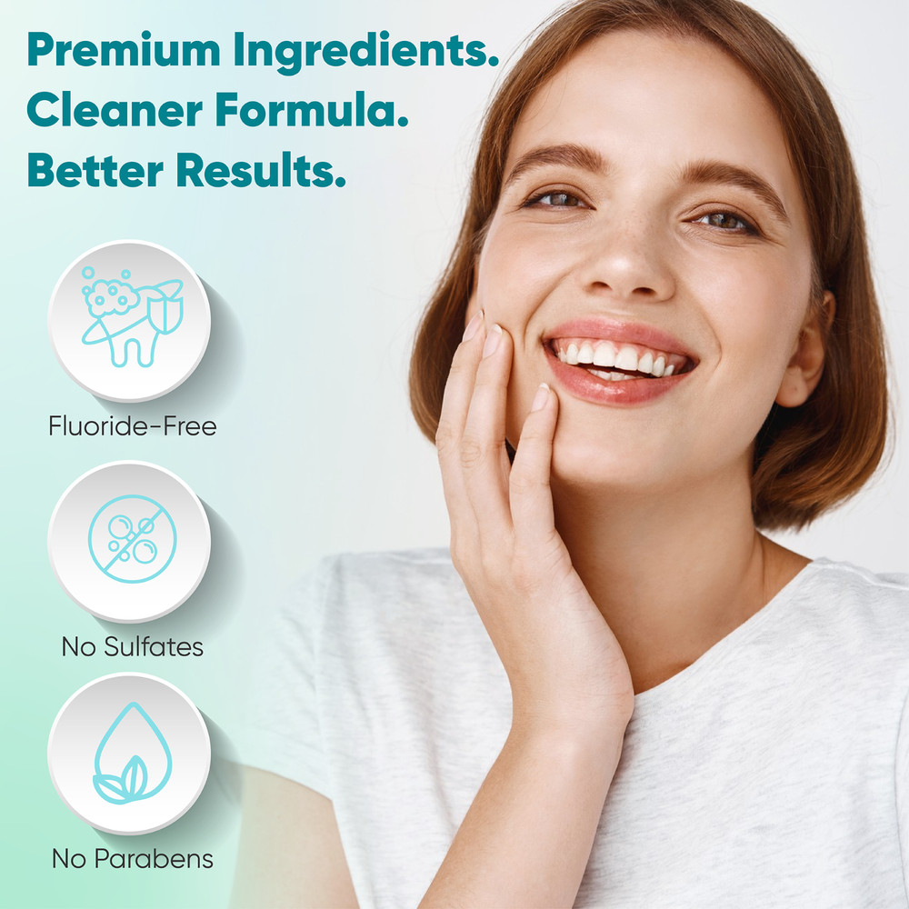 Fluoride Free Toothpaste, Nano Hydroxyapatite Toothpaste, Remineralizing Natural
