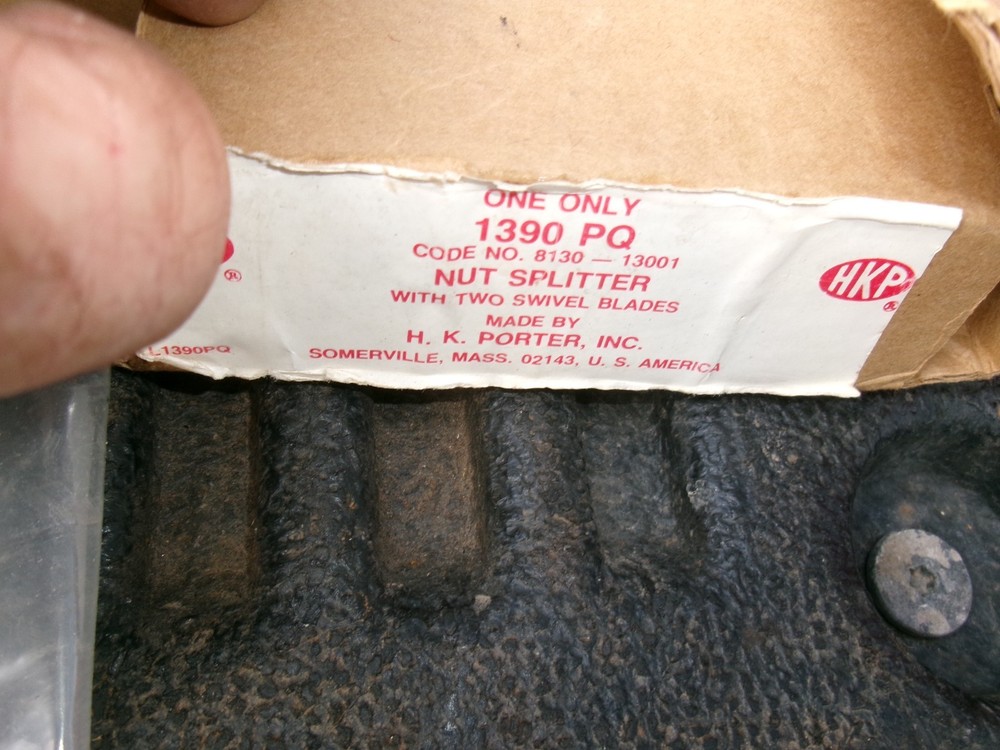 HK Porter No.1390PQ Nut Splitter