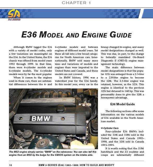 BMW E36 3-Series (1992-1999) Modify for Performance: Upgrades & Tips - Used Book