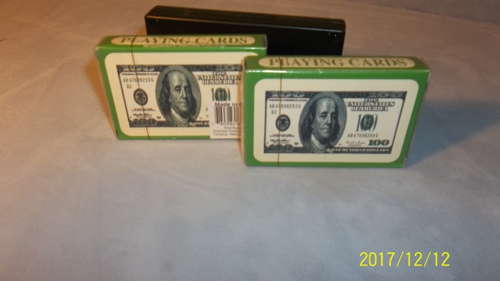 Benjamin Franklin $100 Bill Playing Cards