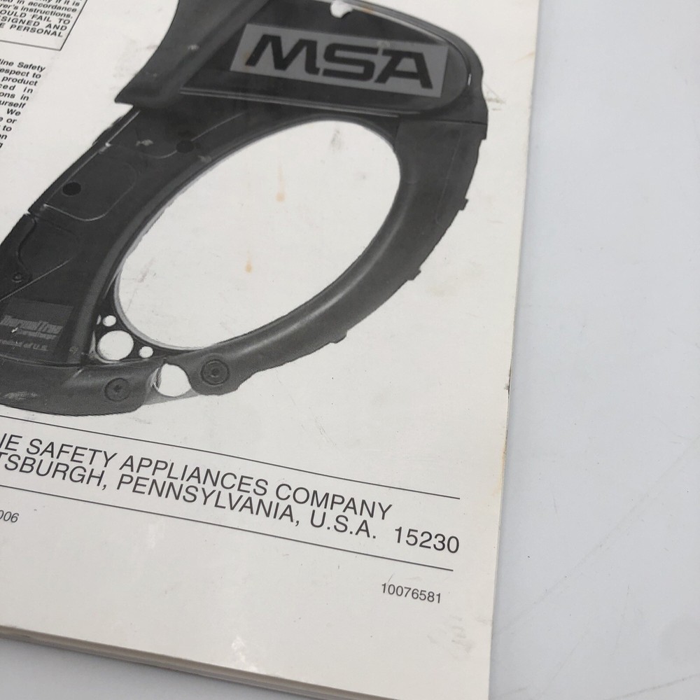 MSA Thermal Trac Thermal Imaging System Manual READ A