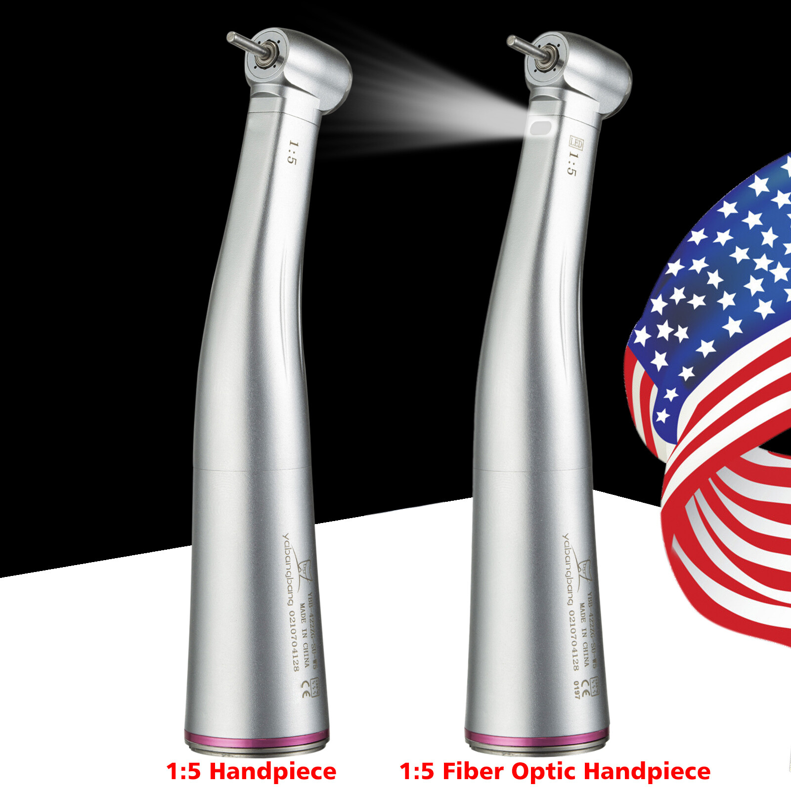 NSK Style Dental Brushless LED Electric Micro Motor 1:1/1:5 Increasing Handpiece