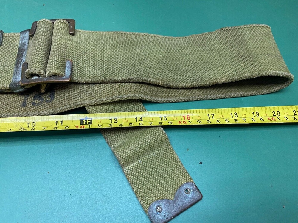Original 1908 Pattern Webbing Belt, 2nd Foresters- Large Size in Great Condition