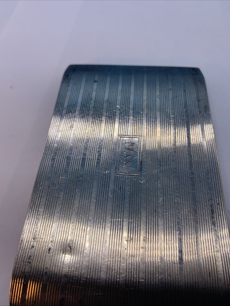Vintage Napier Sterling Silver Cigarette Case