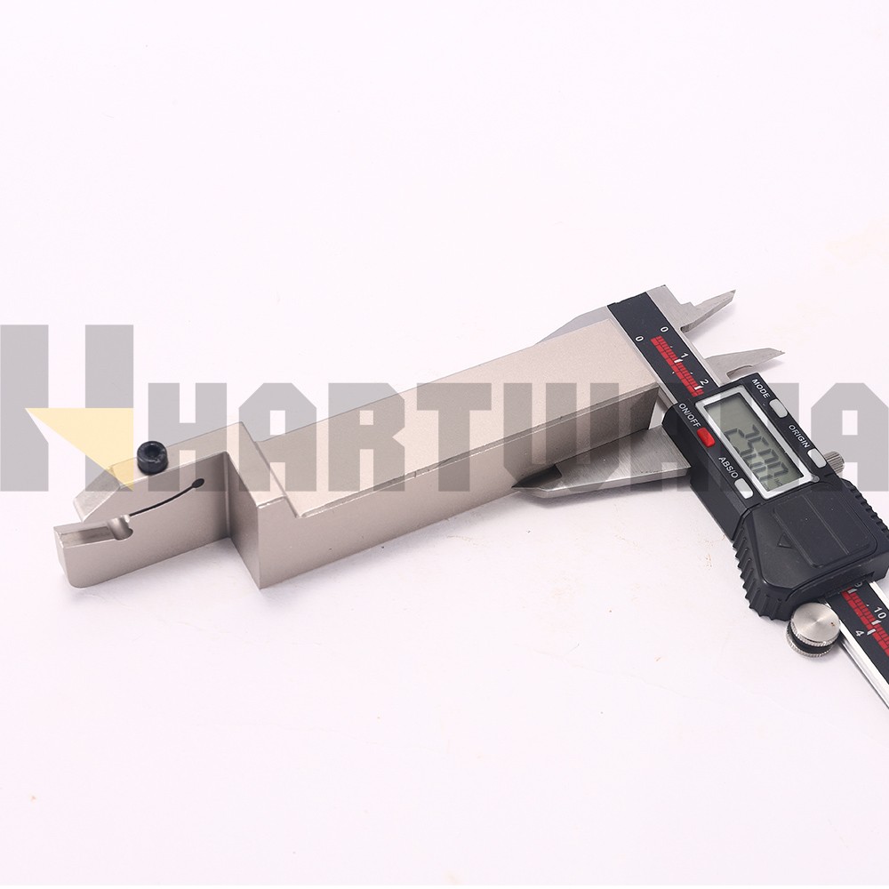 Lathe Grooving Left Hand Holder 25mm Indexable Grooving Inserts Width 8mm
