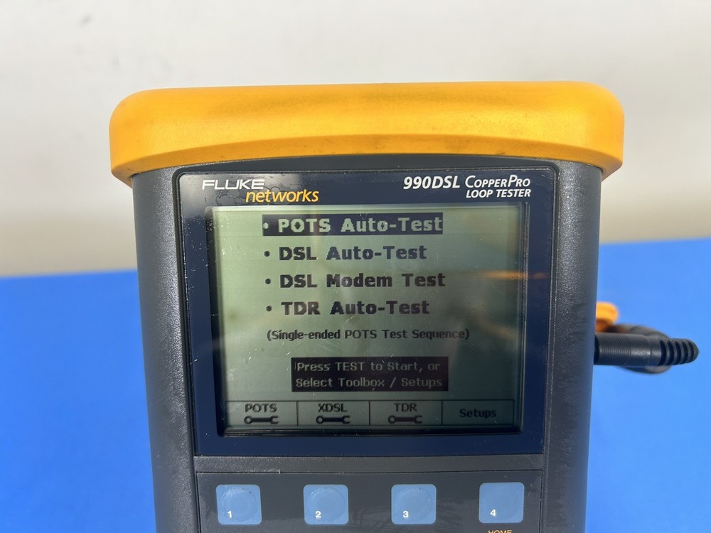 Fluke/Tescom 990DSLWT CopperPro - Loop Tester w/ Wideband & TDR *COMPLETE*