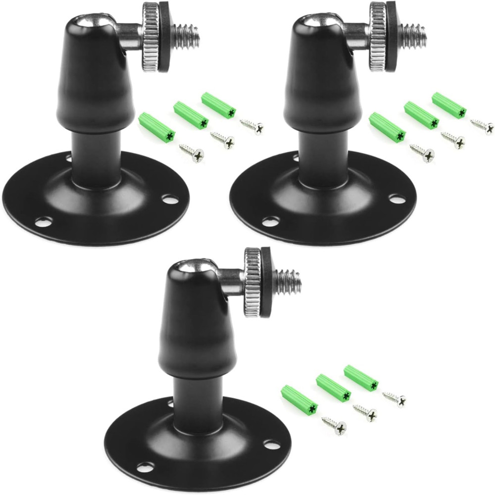 3 Pack Wall Mount Holder for Oculus Sensor Outdoor Security Camera, 360°Rotation
