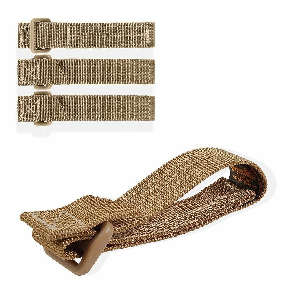 Maxpedition TacTie Attachment Strap System 3 In Khaki Closed Loop Easy Detach