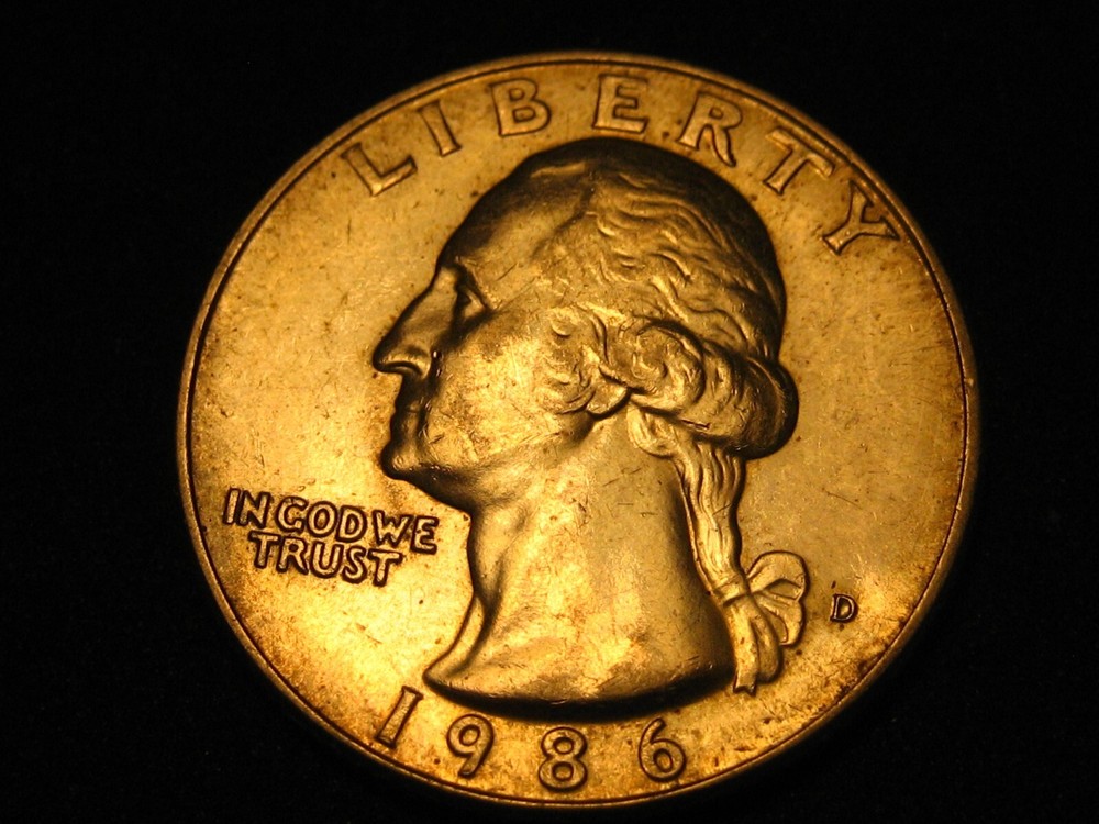 1986-D Washington Head Quarter CHOICE BU