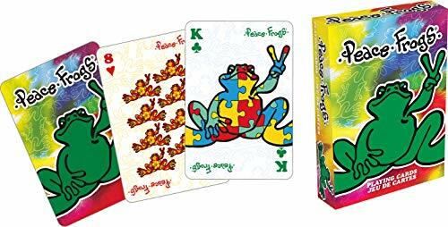 AQUARIUS Peace Frogs Playing Cards
