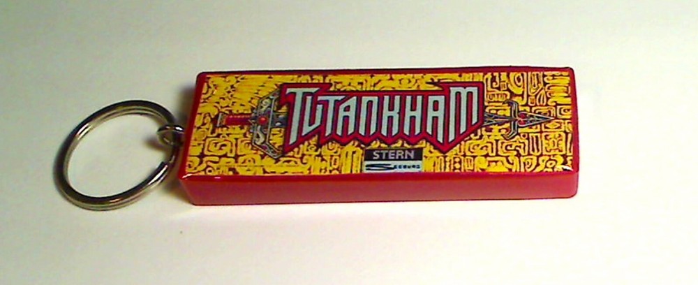 Tutankham Arcade Marquee Coin Door accessory Keychain