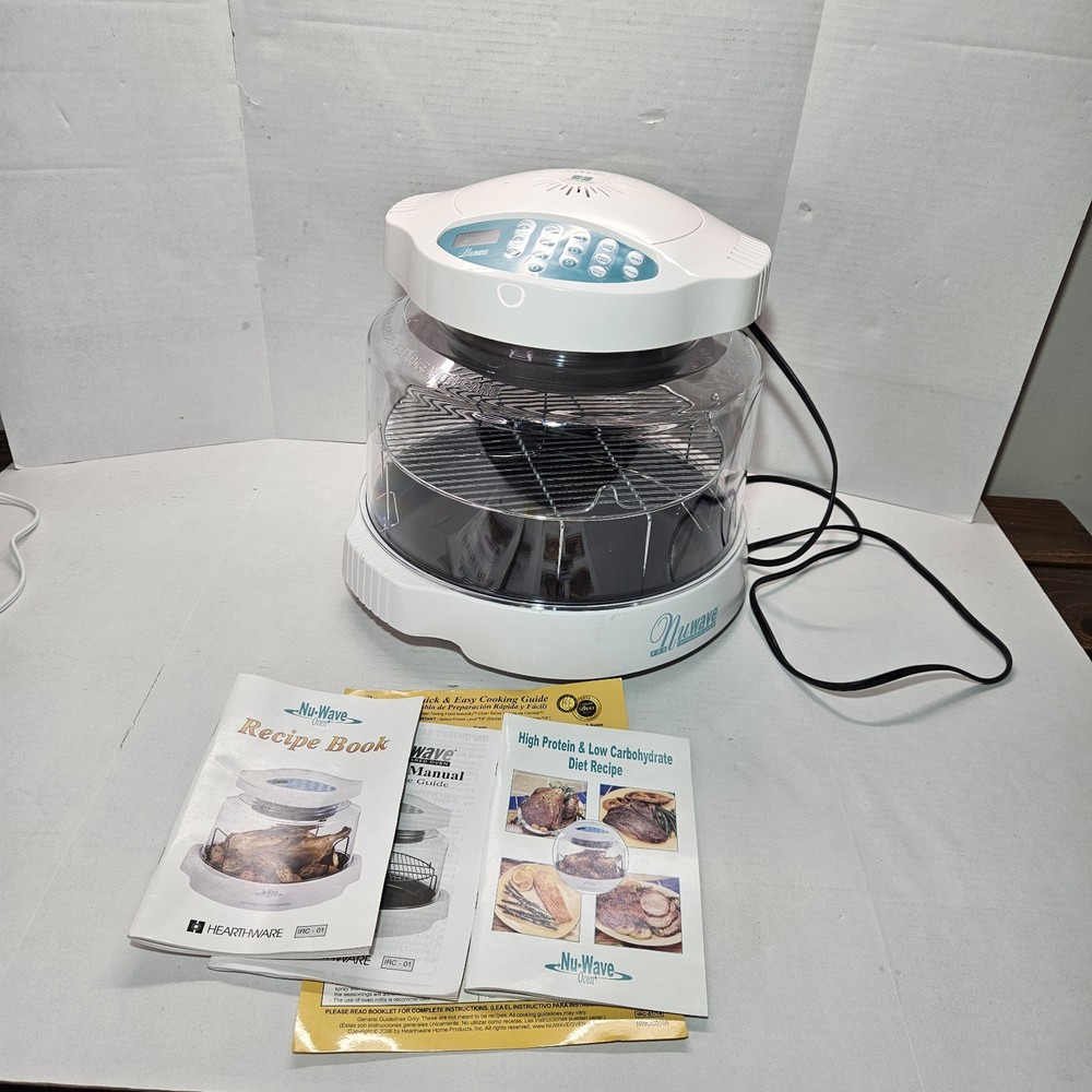 NuWave Pro Infrared Oven Model 20301 White & Blue Working