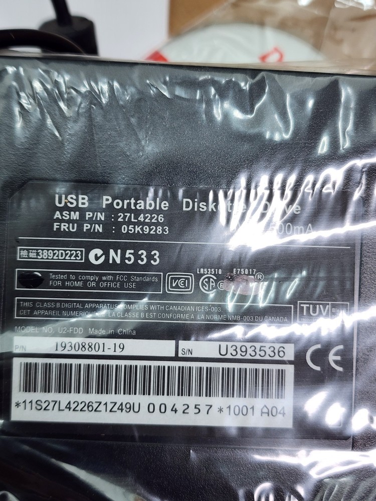 Floppy Disk Reader 3.5" USB Portable Diskette Drive XP Vista NEW