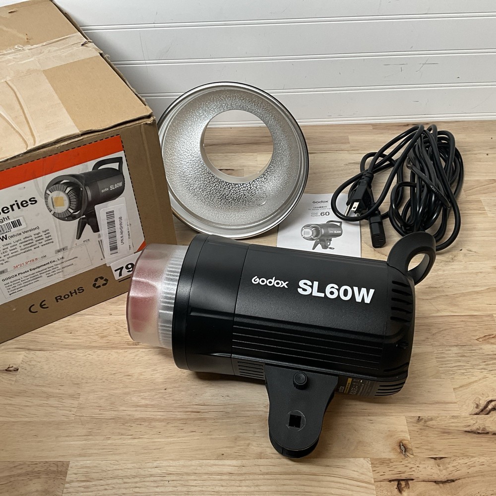 Godox SL60W 60W LED Video Light Studio Continuous Light - TESTED - NO MOUNT
