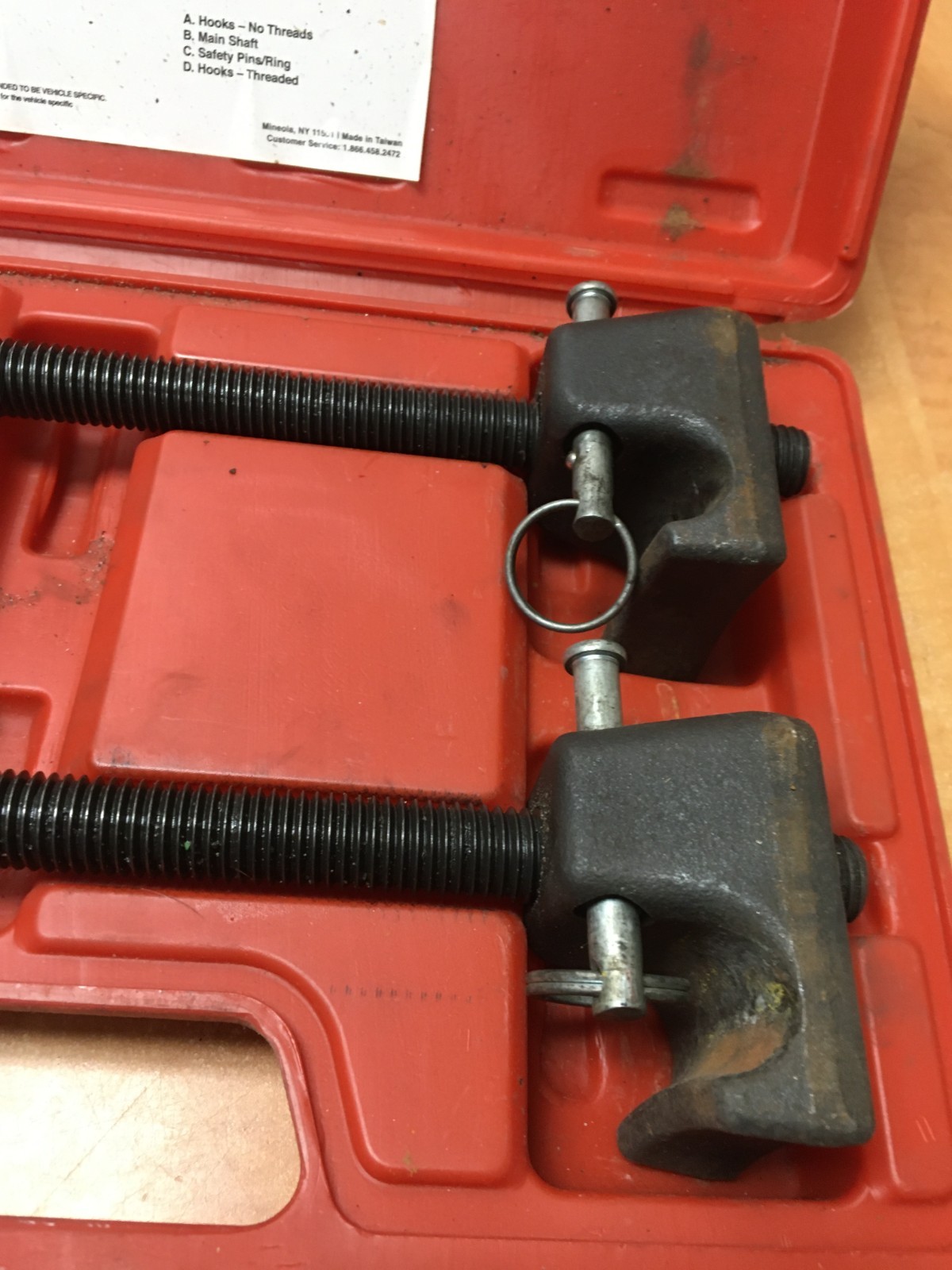 OEM Tools MacPherson Strut Spring Compressor 27036 In Hard Case