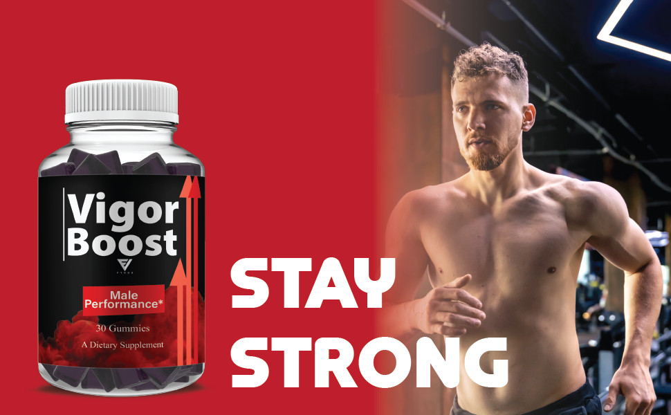 (2 Pack) Vigor Boost Performance Gummies, VigorBoost Premium Gummy (60 Gummies)