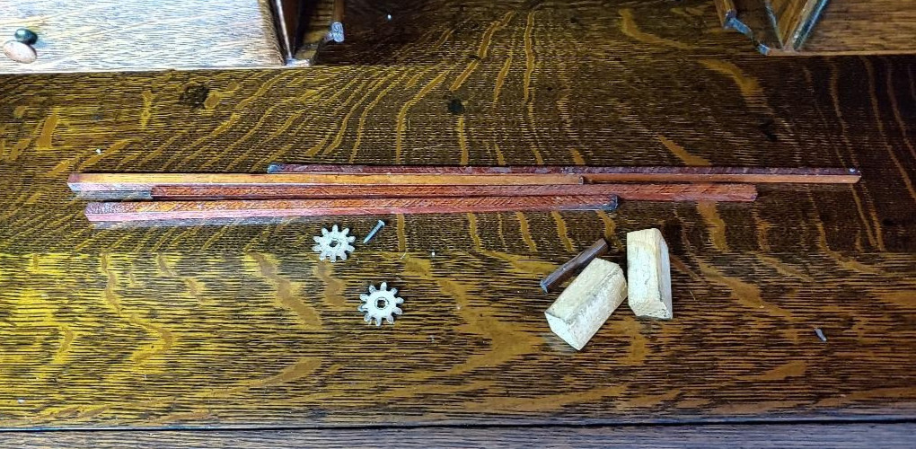 FANTASTIC MACEY QUARTER SAWN OAK BARRISTER BOOKCASE W/ DROP FRONT DESK W 2 DRAWS