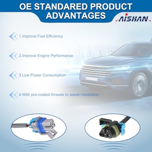 Oxygen Sensor Upstream Downstream 4PCS O2 Sensor 234-4669 234-4407 Compatible