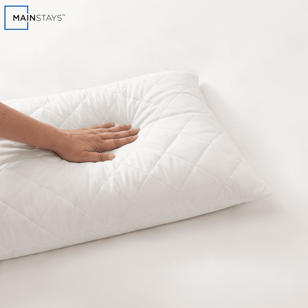 Brushed Microfiber Foam Cluster King Bed Pillow - Antimicrobial,Size:King