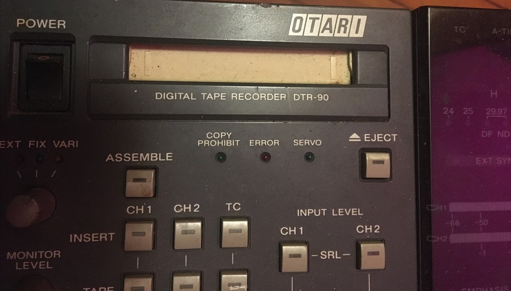 Otari DTR-90 Broadcast DAT Deck