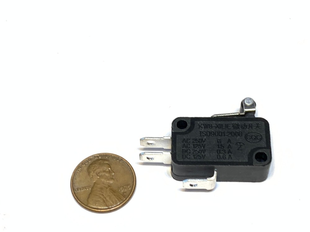 2 Pieces Black Limit Switch rollar roller micro small 3d printer cnc Lever c19