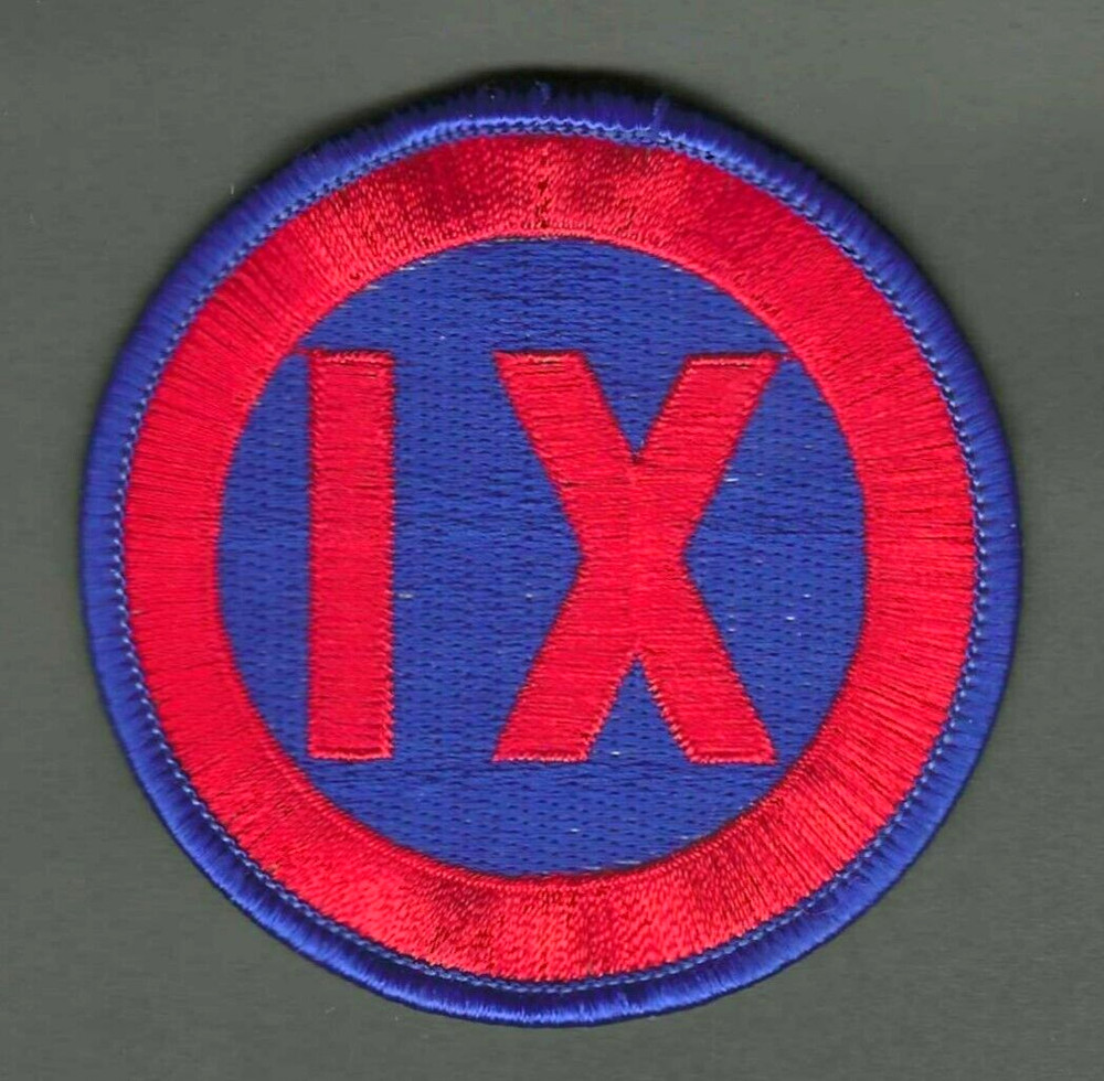 US Army IX Corps Patch